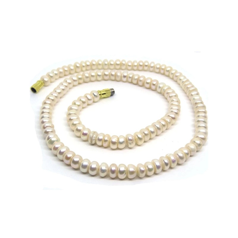 DENICRAAS Unisex White Necklace and Chains