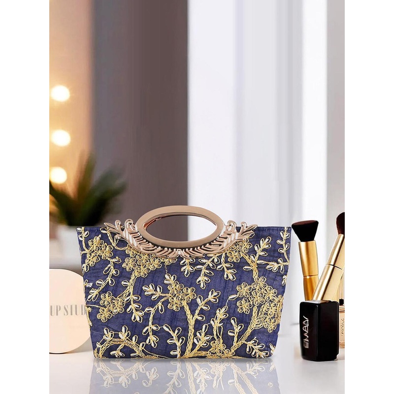 Kuber Industries Embroidered Purse Clutch