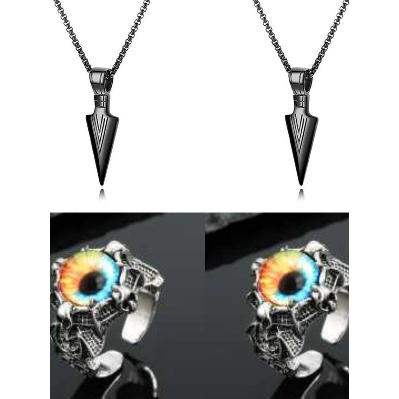 Teeragaj Set Of 2 Arrow Shaped Jewellery Set