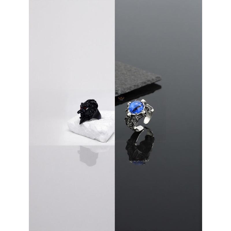 Teeragaj Set Of 2 Finger Rings