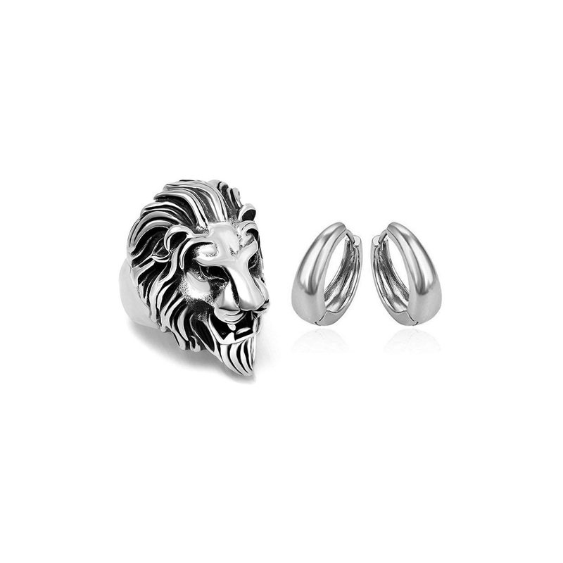 Teeragaj Textured Lion Shaped Jewellery Set