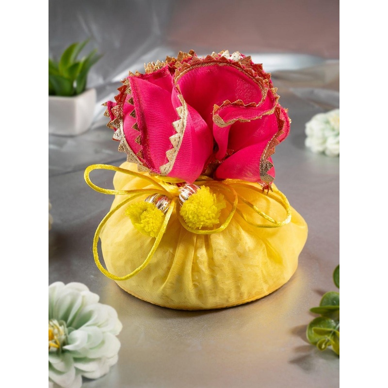 The Zappy Box Embellished Tissue Organza Potli