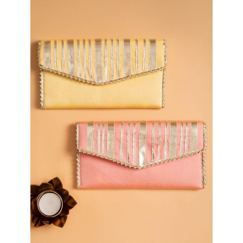 The Zappy Box Set Of 2 Gota Patti Details Envelope Stationery