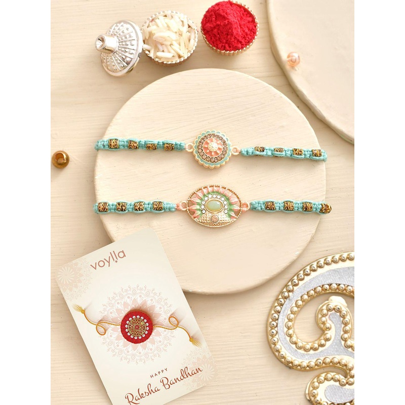 Voylla Men Traditional Motifs Thread Rakhi