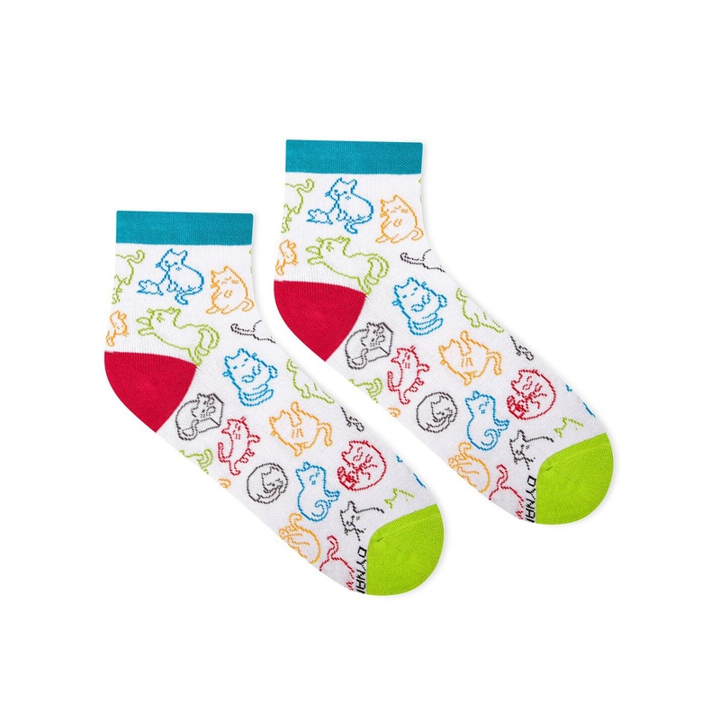 Dynamocks Unisex Printed Ankle Length Socks