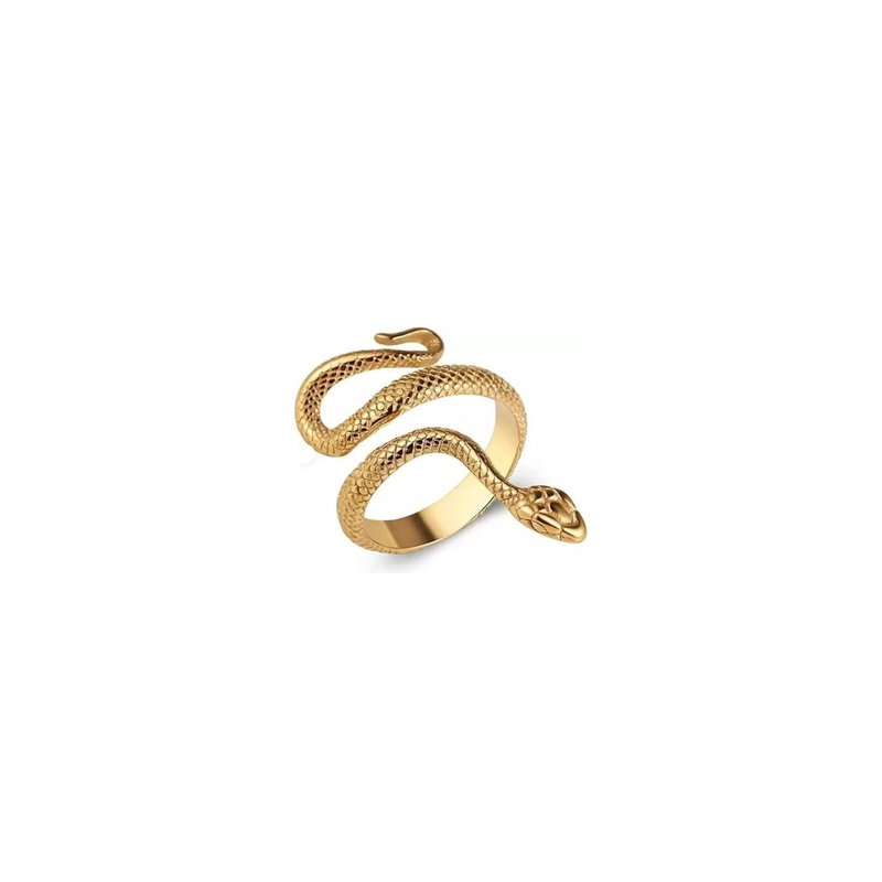 Inites Golden Shiva Vintage Cobra Snake Thumb Ring