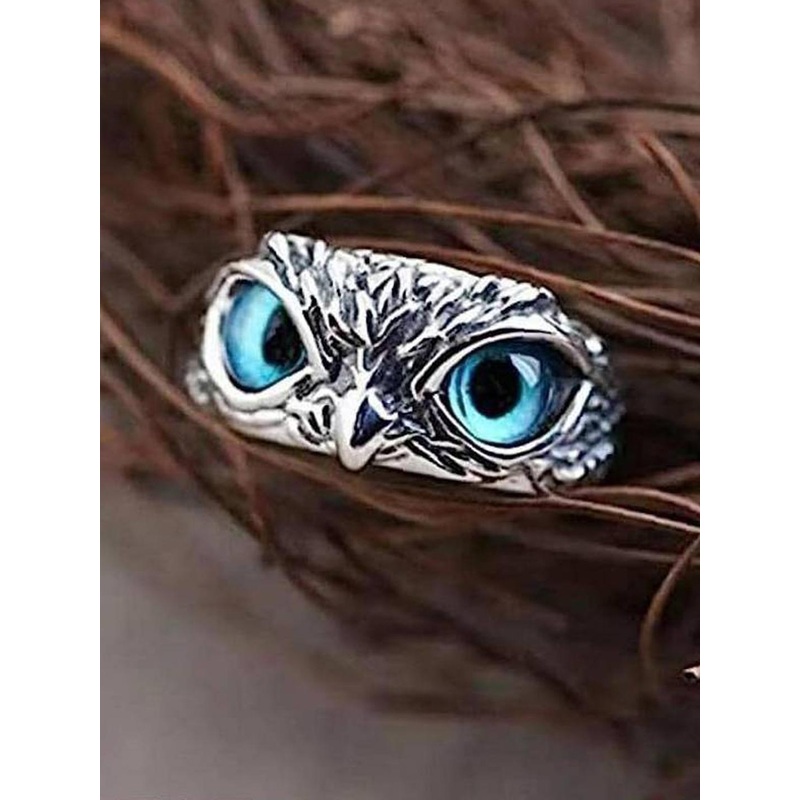 KARISHMA KREATIONS Stainless Steel Adjustable Owl Finger Ring