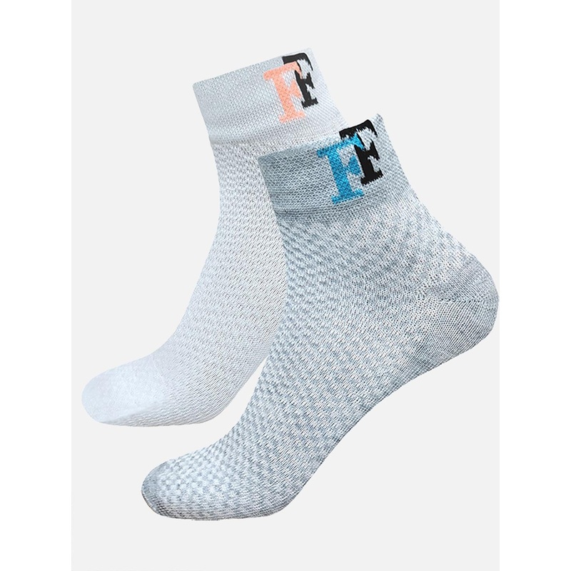 StyFun Men Pack Of 2 Patterned Ankle Running Socks