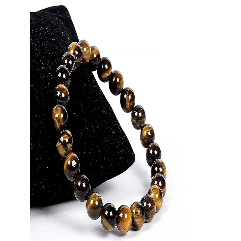 Anvika Unisex Tigers Eye Beaded Bracelet
