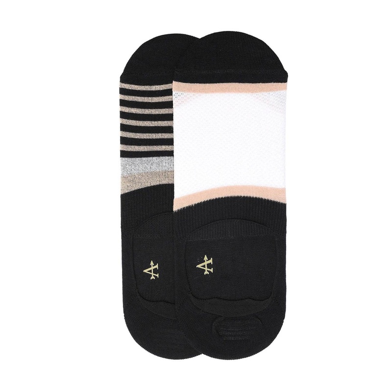 Arrow Men Pack Of 2 Patterned Pure Cotton Shoe Liners Socks