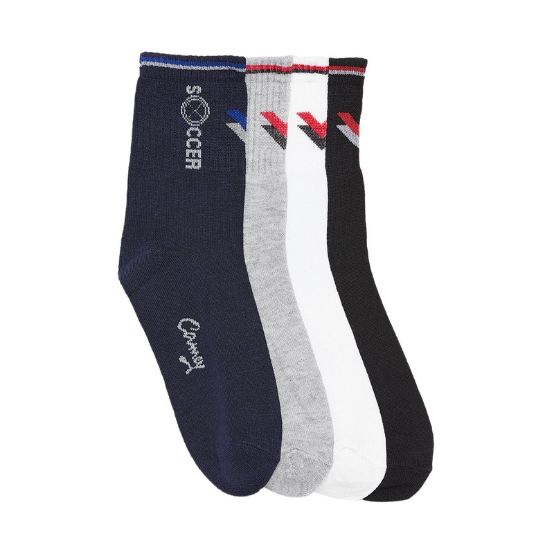 Camey Men Multicoloured Pack of 4 Above Ankle-Length Socks