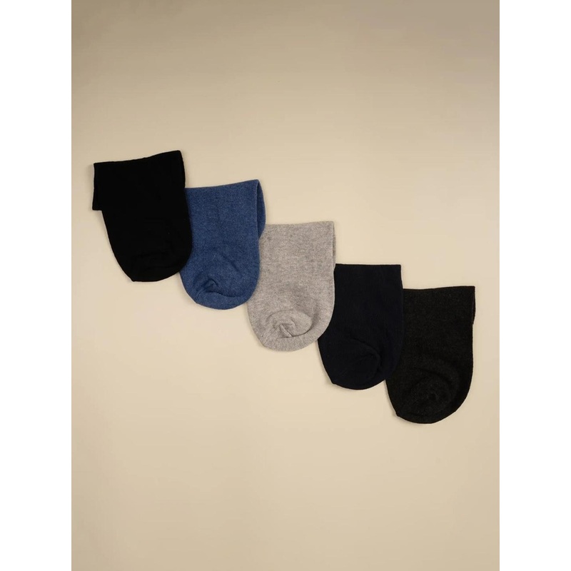 Cotstyle Men Pack Of 5 Assorted Ankle-Length Socks