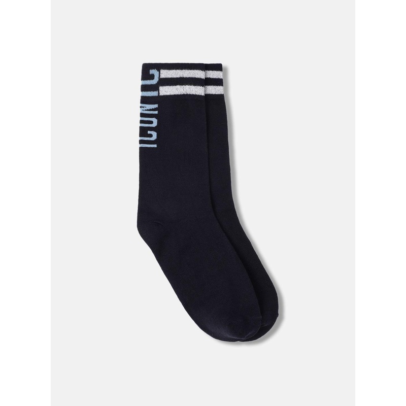 Iconic Men Patterned Calf Length Socks