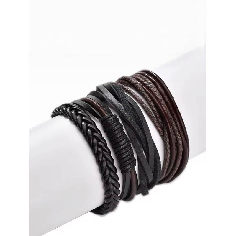 Nitant Men Set of 4 Wraparound Bracelet