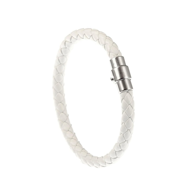 SALTY Men Leather Link Bracelet