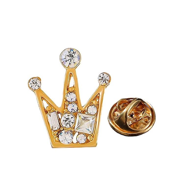 SYGA Men Stone-Studded Brooch