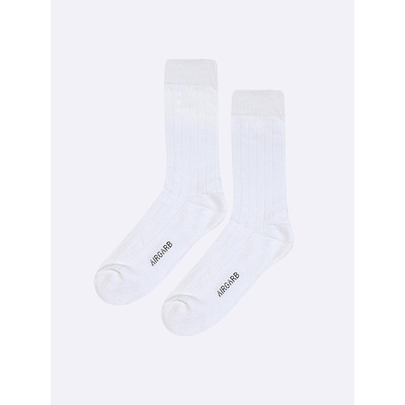 AIR GARB Ribbed Moisture-Wicking Calf Length Socks