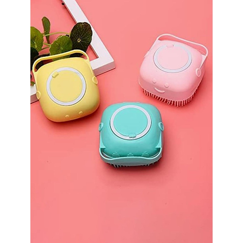 HASTHIP Soft Bristles Bath Brush- Yellow