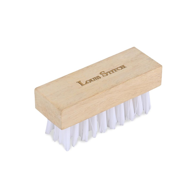 LOUIS STITCH Premium Shoe Sneaker Cleaning Brush with Sturdy Nylon Bristles
