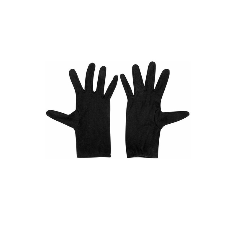 Navkar Crafts Unisex Black Half Hand Cotton Riding Gloves
