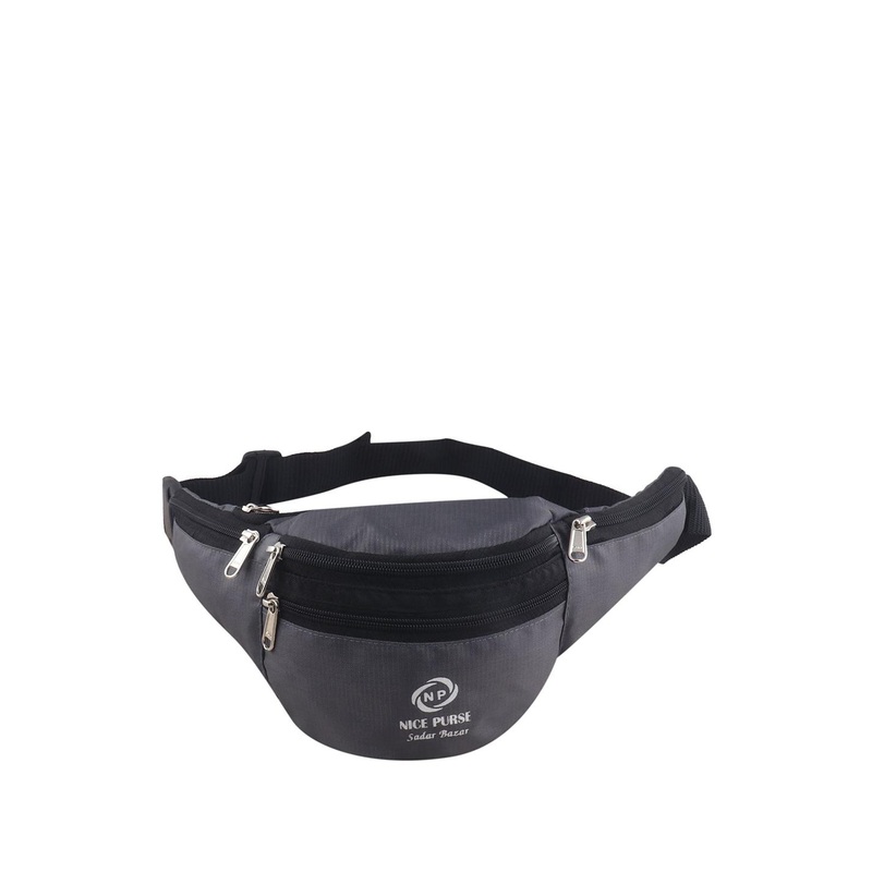 NICE PURSE Men Brand Logo Printed Waist Pouch