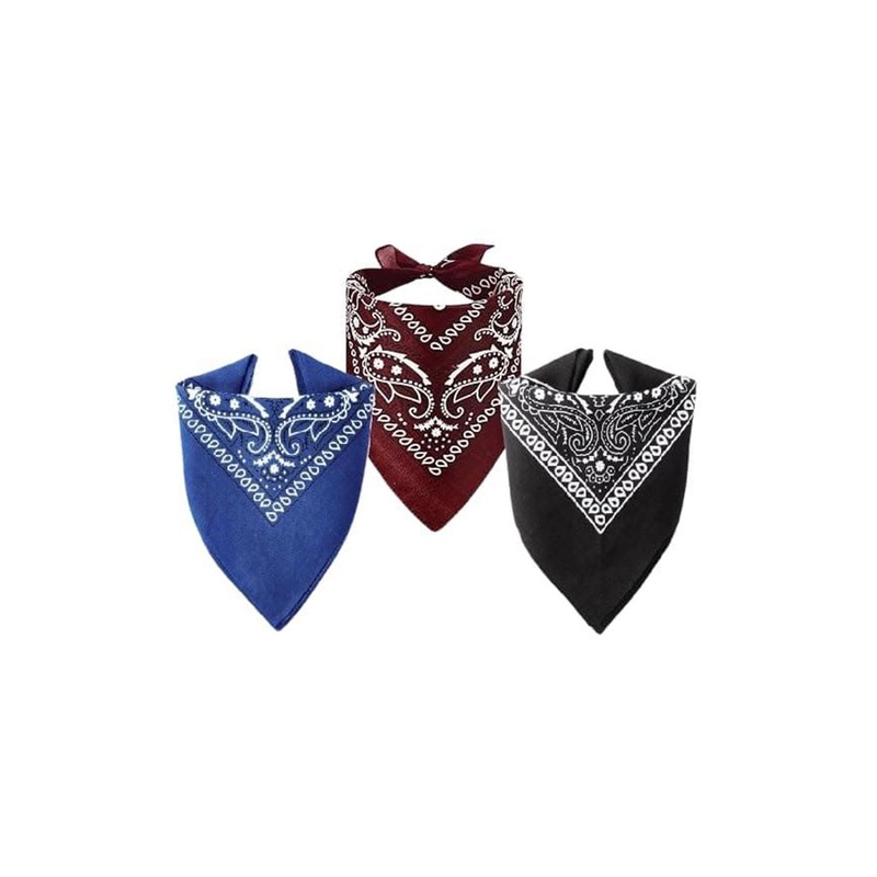 PAROPKAR Pack Of 3 Printed Pure Cotton Handkerchief