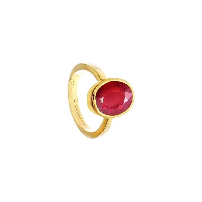 RAVIOUR LIFESTYLE Gold-Plated & Pink Copper Pearls Finger Ring