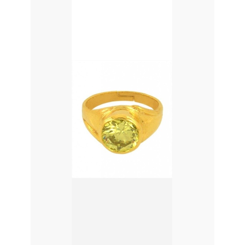 RAVIOUR LIFESTYLE Unisex Copper-Plated & White Alloy Pearls Finger Ring