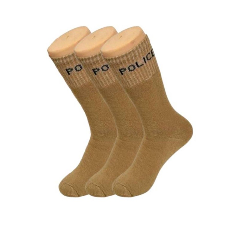 VOICI Pack Of 3 Men’s Khaki Gold Socks