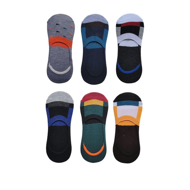 Voici Unisex Pair Of 6 No-Show Loafer Socks