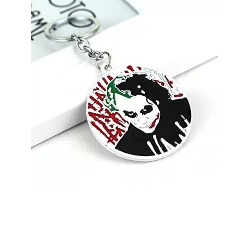AUGEN Stainless Steel Joker Textured Key chain