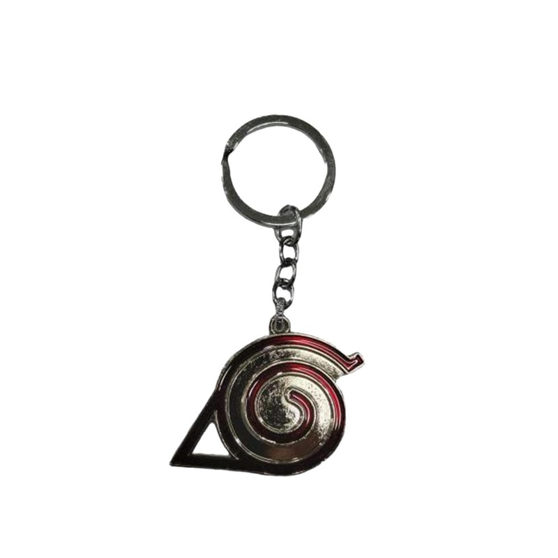 AUGEN Stainless Steel Naruto 3 Textured Key chain