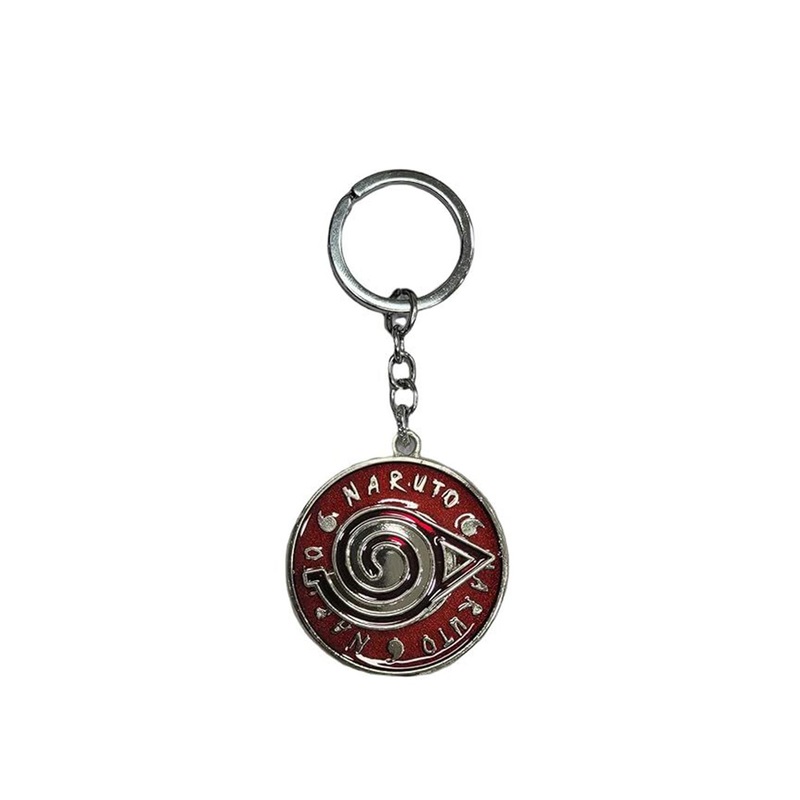 AUGEN Stainless Steel Naruto7 Textured Key chain