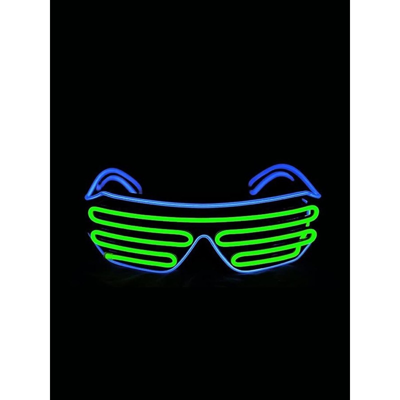 AUGEN Unisex Square Sunglasses with UV Protected Lens VI-SG-Led-GreenBlue