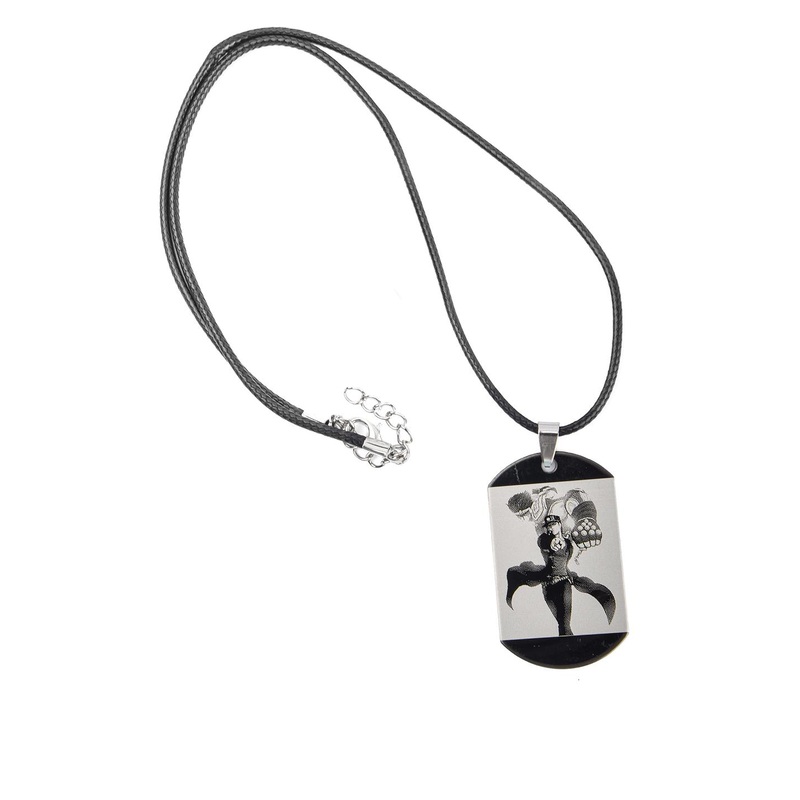 COMICSENSE Unisex JoJo’s Bizarre Adventure Anime Yare Yare Metal Necklace Pendant