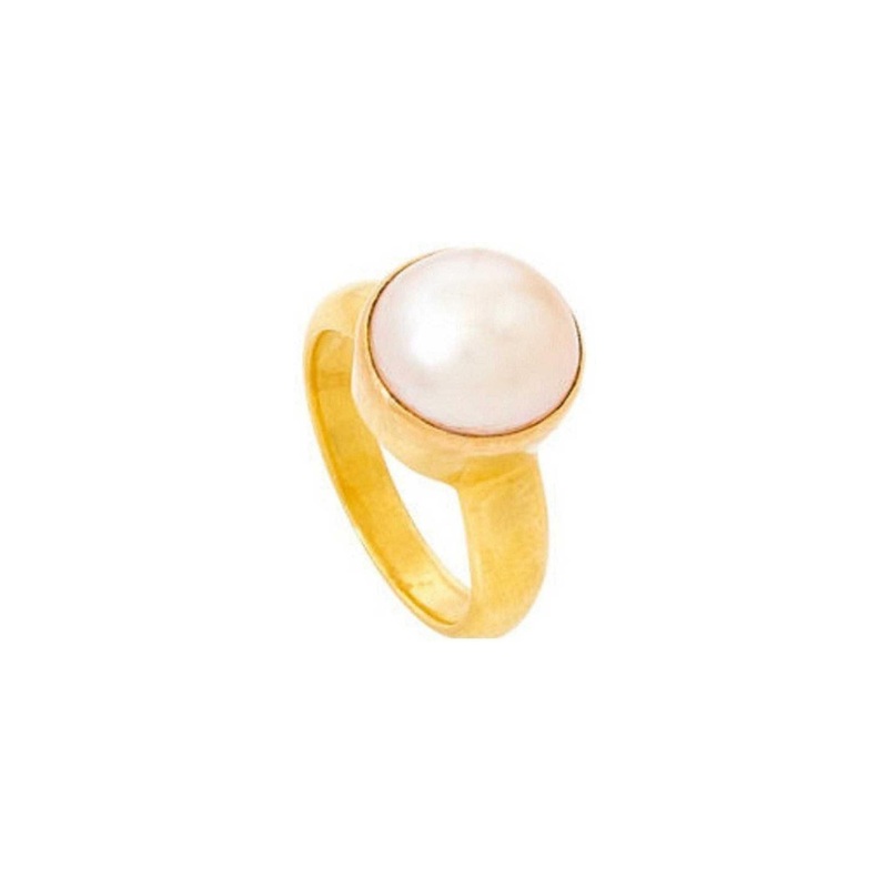 RAVIOUR LIFESTYLE 5.00 Ratti Pearls Beaded Finger Ring