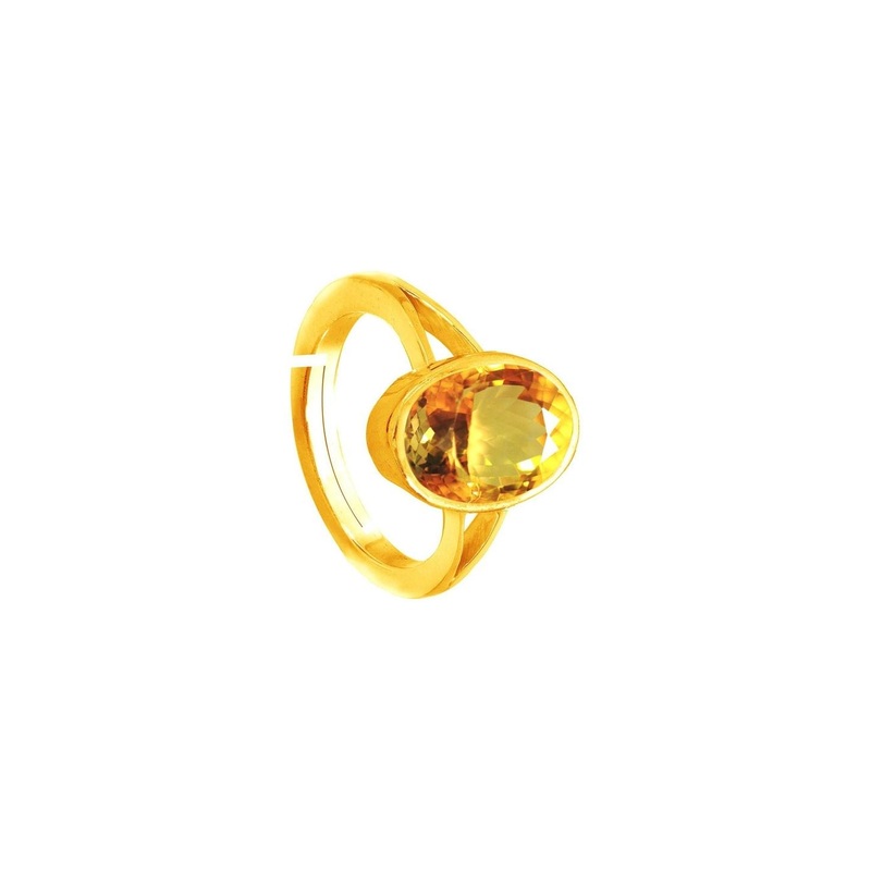 RAVIOUR LIFESTYLE Gold-Plated Stone Studded Finger Ring