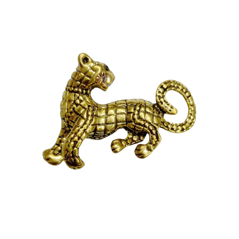 VOICI Adult Gold Plated Tiger Pendant