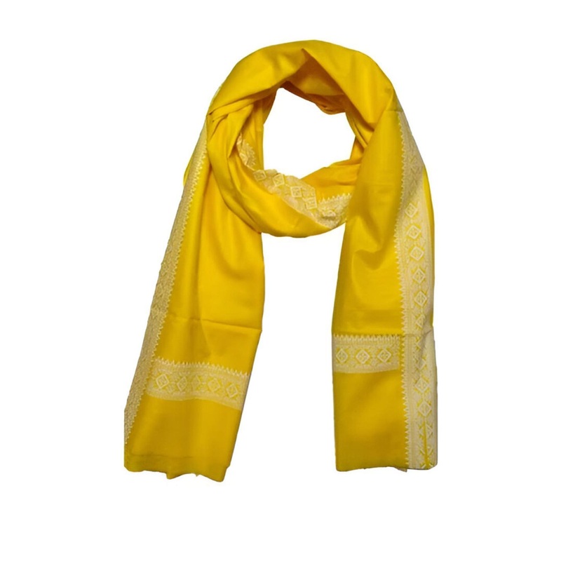 Aditya Fashion Adult Yellow Cotton Scarf