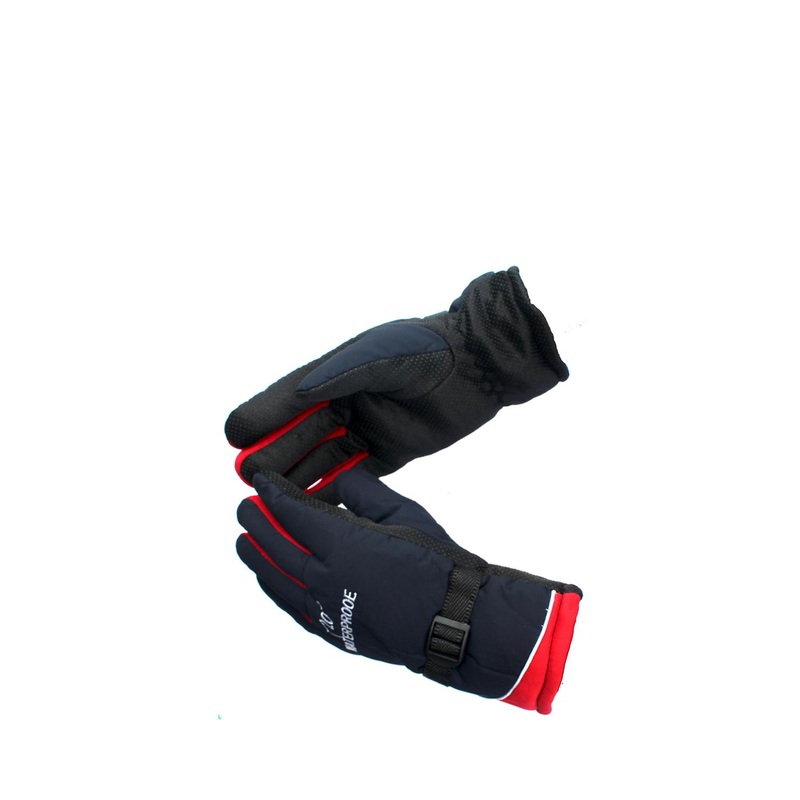 Alexvyan Set Of 2 Self Design Snow & Windproof Winter Gloves