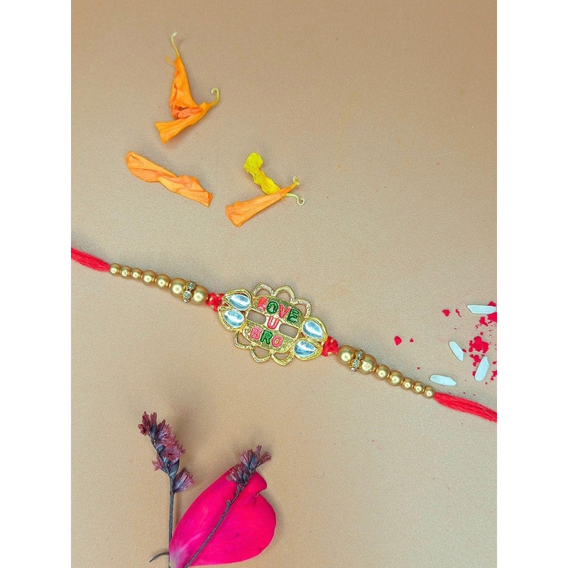 Anouk Love U Bro Rakhi & Greeting Card Gift set