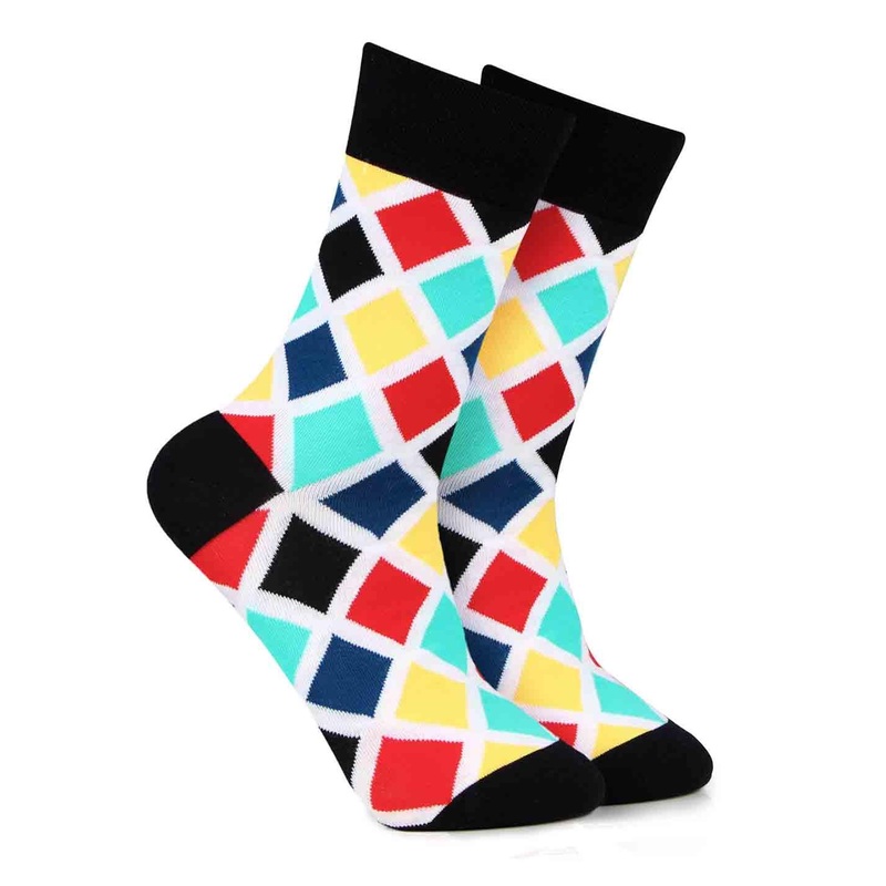 Bonjour Men Patterned Calf Length Socks