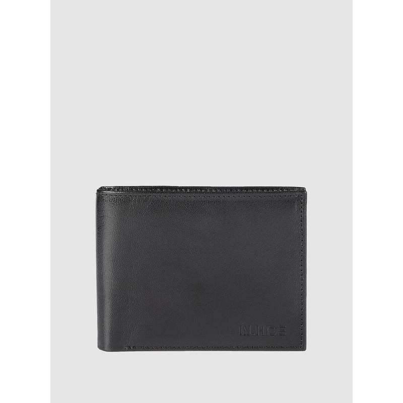 IN.HIDE Men Soft Matte Finish Leather Two Fold Wallet