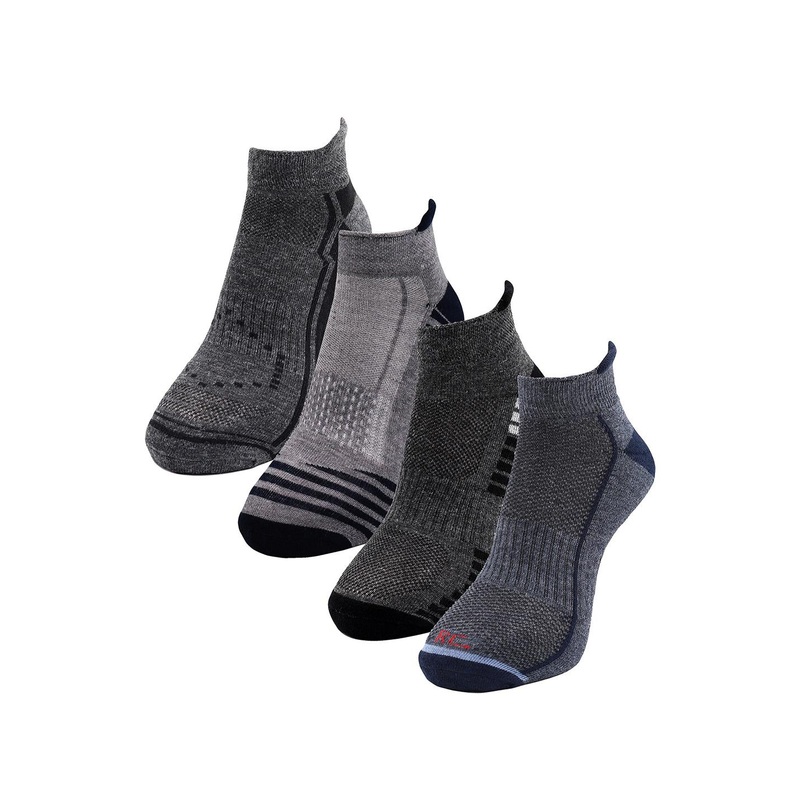 RC. ROYAL CLASS Men Pack of 4 Patterned Ankle-Length Socks