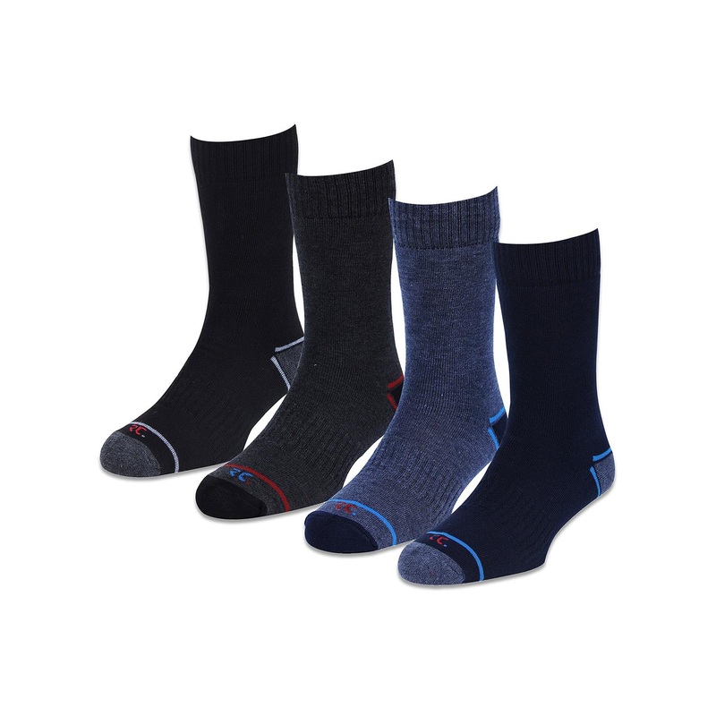 RC. ROYAL CLASS Men Pack Of 4 Patterned Details Calf -Length Socks