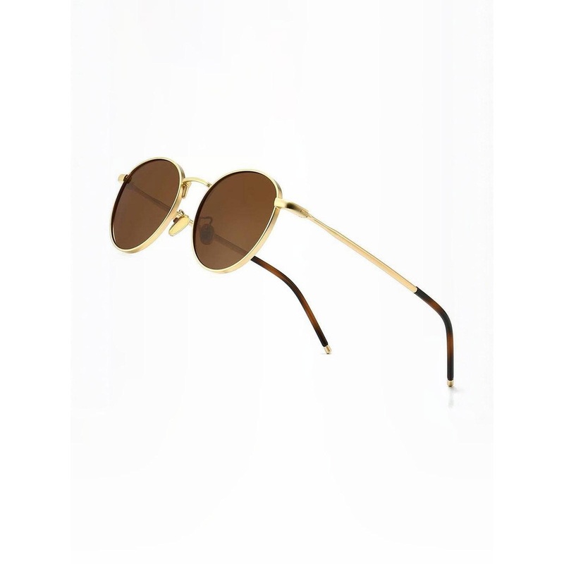 Arzonai Unisex Clear Lens & Black Sunglasses