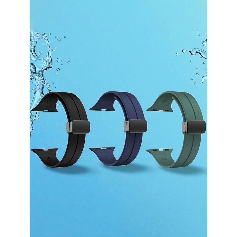 LORENZ Set Of 3 Watch Strap With Magnetic Lock