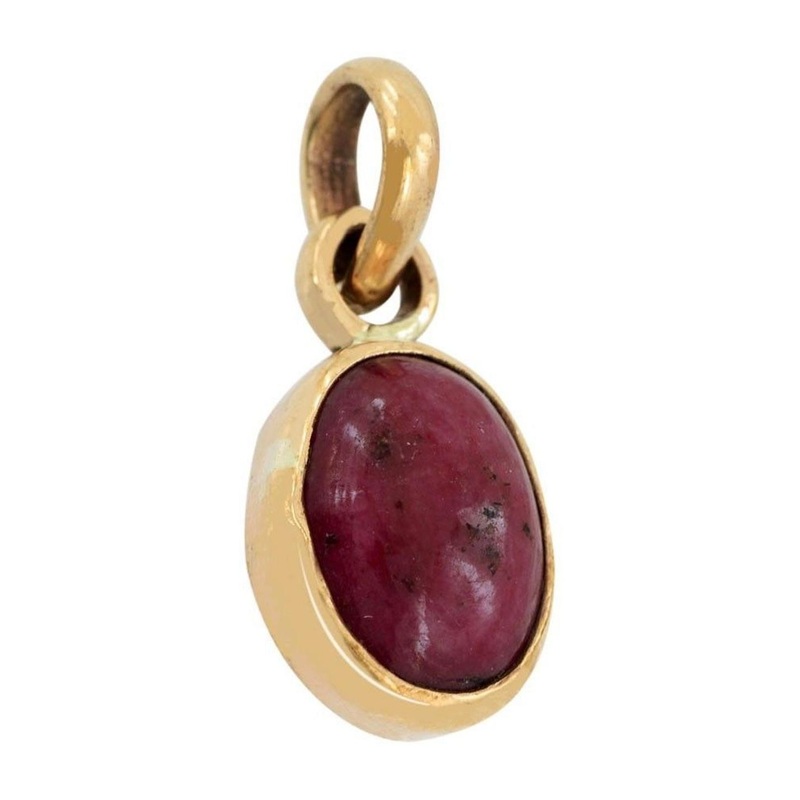 RAVIOUR LIFESTYLE Gold-Plated Oval Pendant