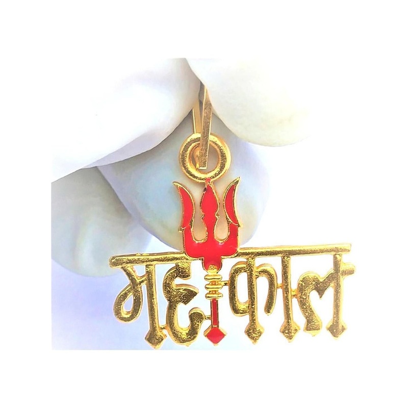 RAVIOUR LIFESTYLE Lord Shiv Mahakal Bholenath Trishul Pendant