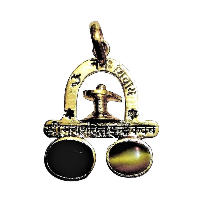 RAVIOUR LIFESTYLE Unisex Gold-Plated Artificial Stones Studded Quirky Pendant